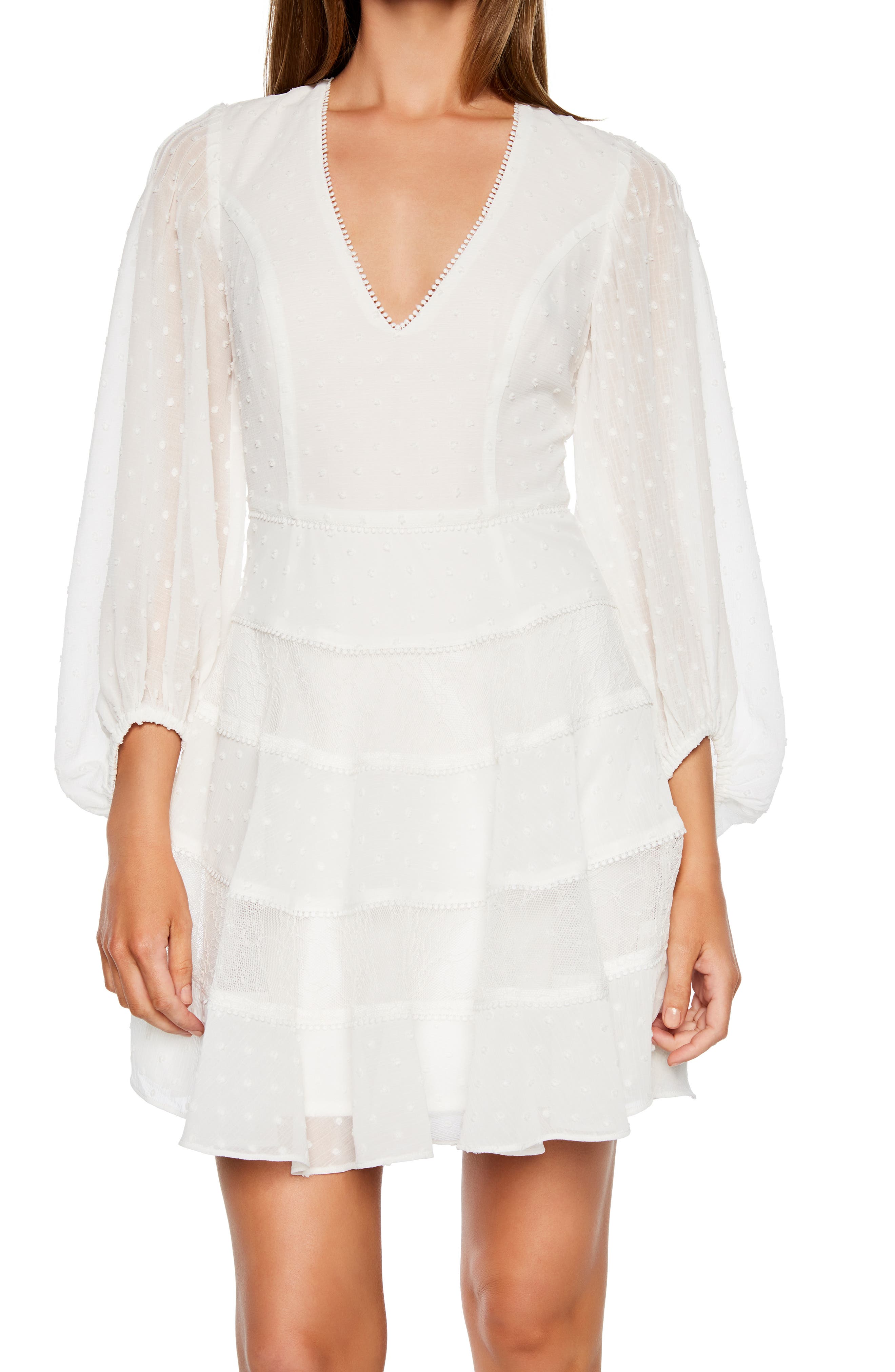 bardot mae lace dress