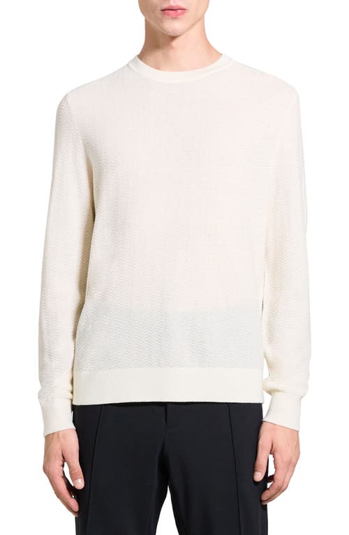 Theory Novo Merino Wool Blend Crewneck Sweater at Nordstrom,