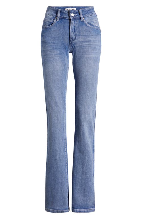 Shop Ptcl High Waist Bootcut Jeans In Indigo