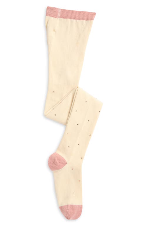 Mini Boden Kids' Twinkle Tights in Ivory 