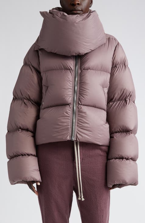 Funnel Neck Down Puffer Jacket