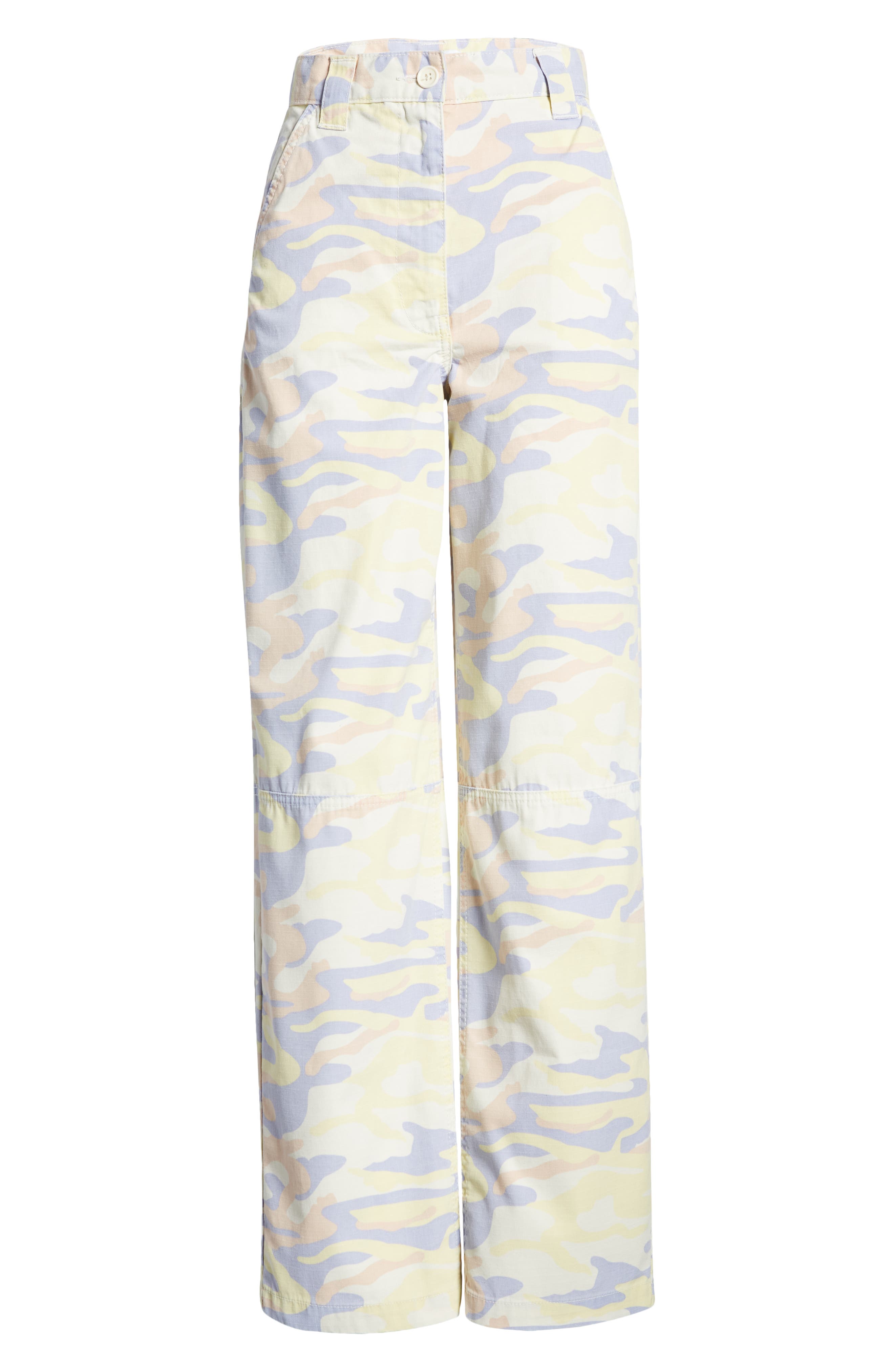 Topshop Camo Print Utility Pants 