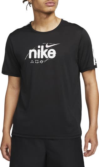 Nike miler graphic t best sale shirt