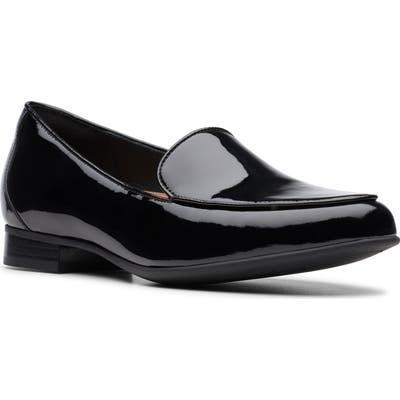 Clarks Un Blush Step Loafer, Black