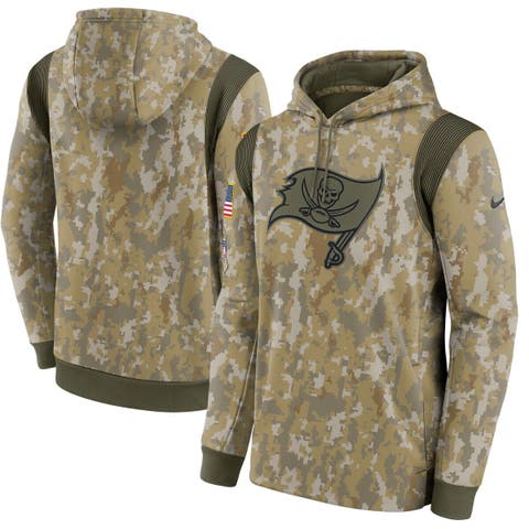 Men's Dallas Stars Nike Salute To Service KO Performance Hoodie - Olive