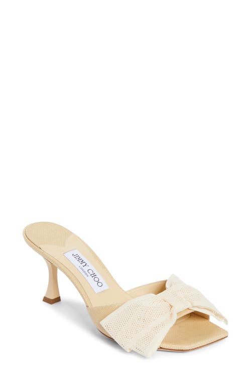 Shop Jimmy Choo Jodi Mule In Natural Mix