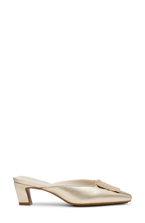 Anne Klein Star Mule In Platinum