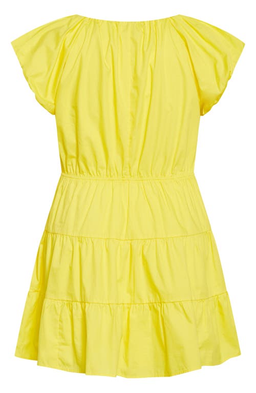 Shop City Chic Alina Fit & Flare Minidress In Yellow