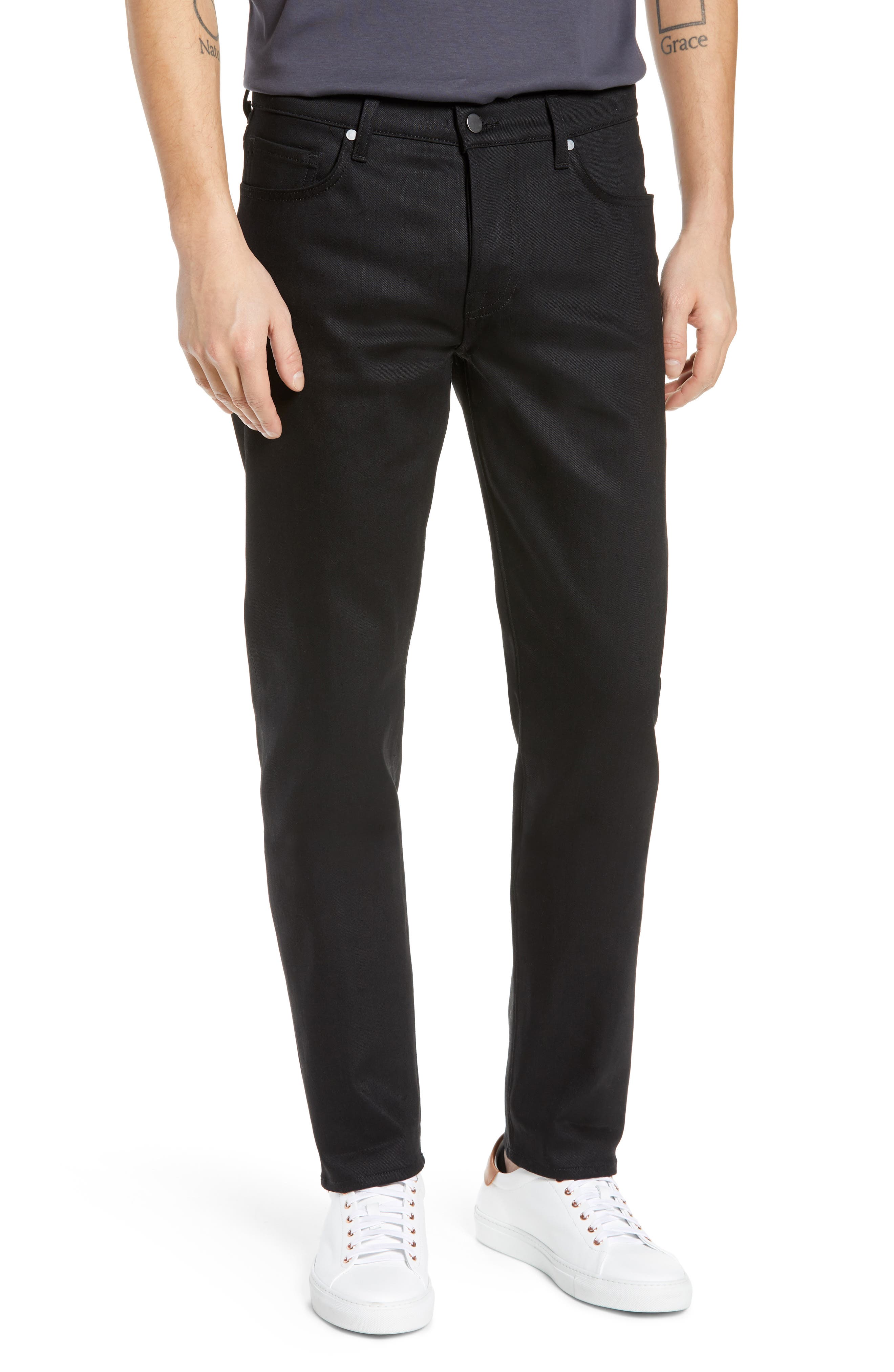 stretch selvedge slim fit jeans