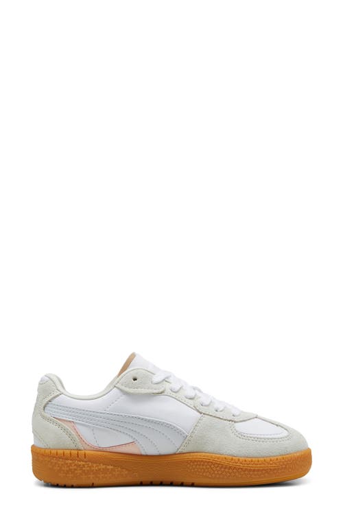 Shop Puma Palermo Lamoda Sneaker In  White-silver Mist