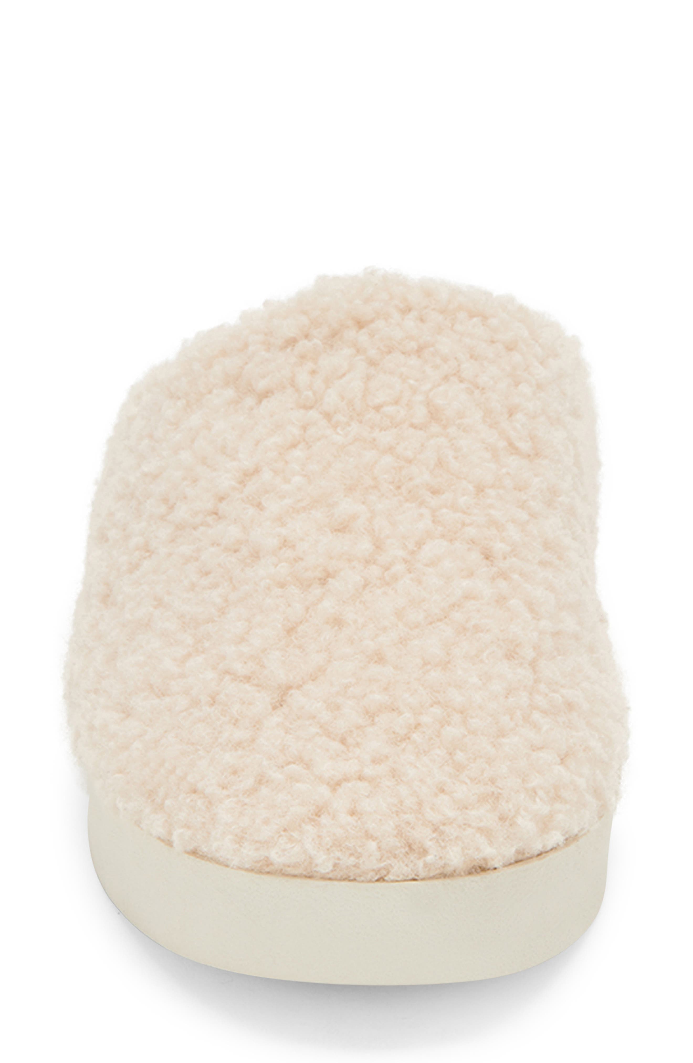 dolce vita shearling slippers