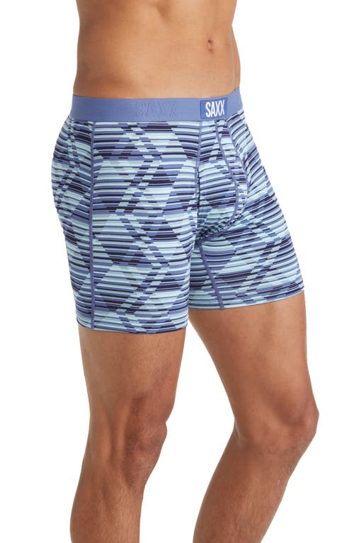 Saxx Ultra Super Soft 2-pack Relaxed Fit Boxer Briefs In Dazed Argyle/navy