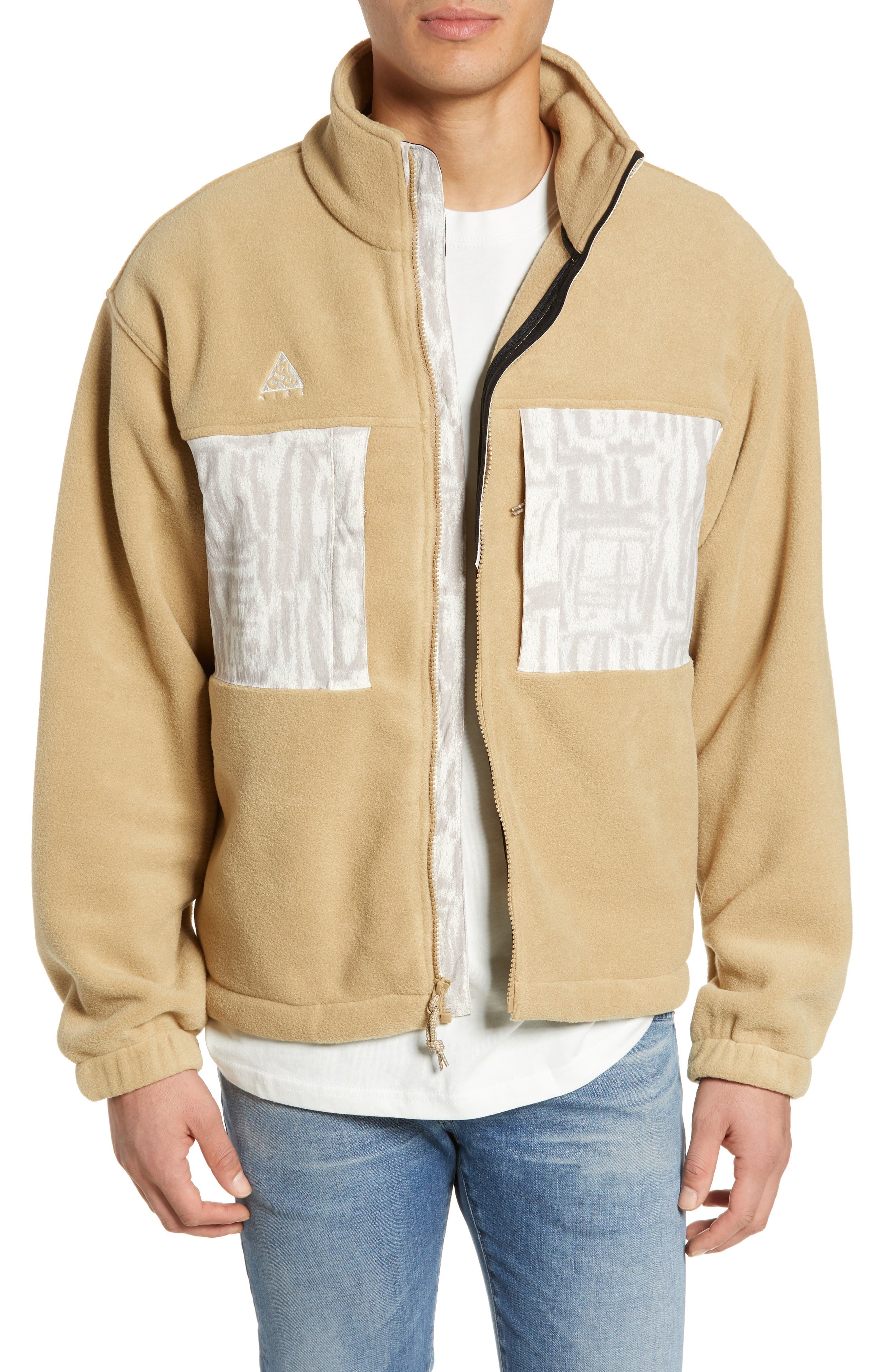 Nike Acg Fleece Jacket, Brown