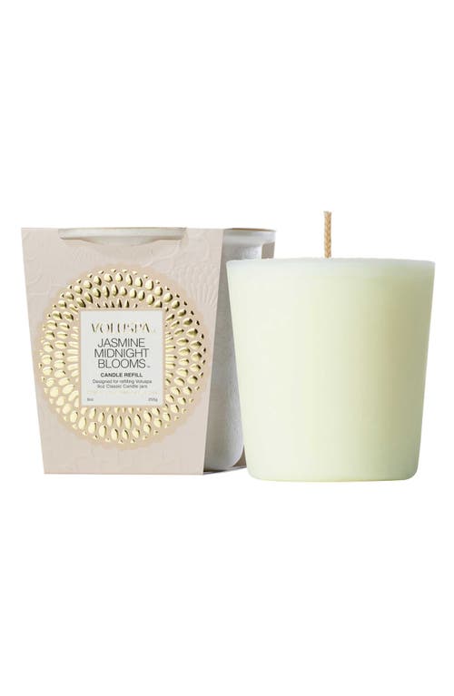 Voluspa Jasmine Midnight Blooms Classic Candle Refill 