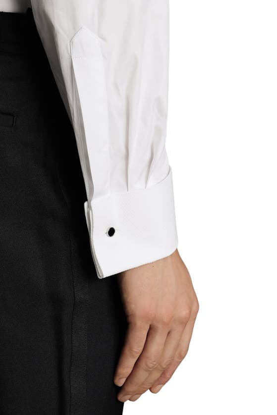 Shop Charles Tyrwhitt Bib Front Evening Slim Fit Shirt Double Cuff In White