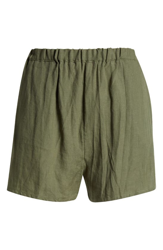 VITAMIN A VITAMIN A® TALLOWS LINEN COVER-UP SHORTS