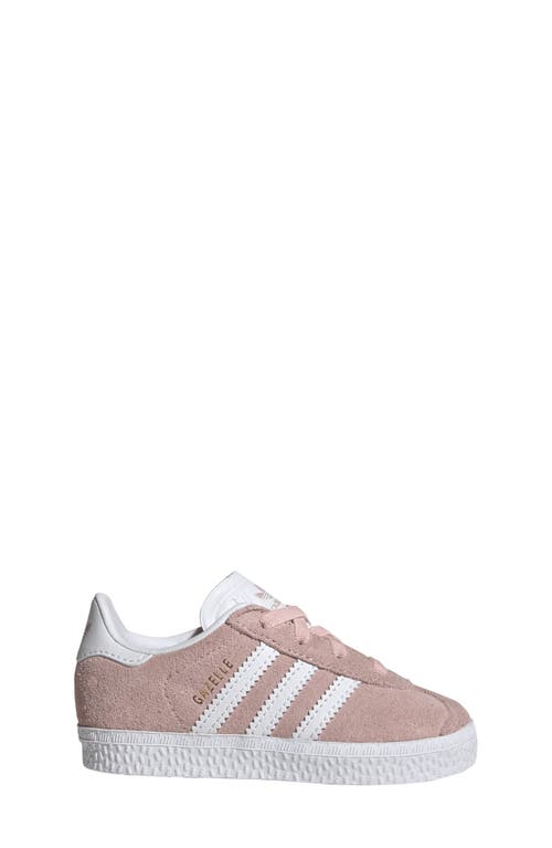 Shop Adidas Originals Adidas Kids' Gazelle Sneaker In Icey Pink/white