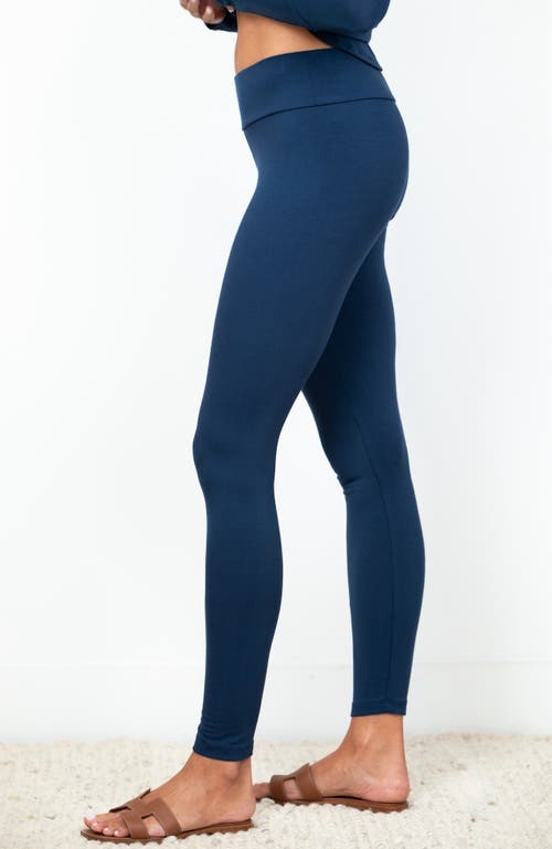 Jjwinks Ultimate Lounge & Sleep High Waist Leggings In Navy