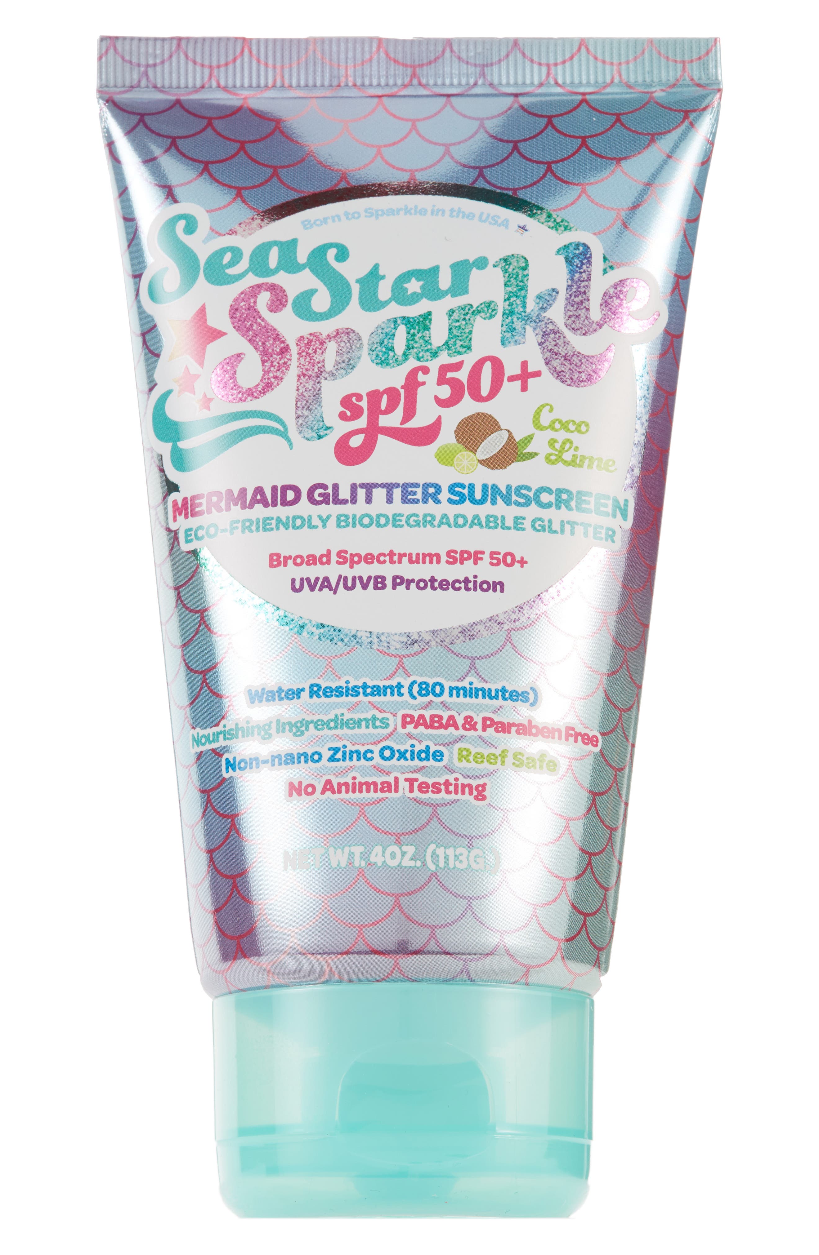 Sunshine & Glitter Sea Star Sparkle SPF 50+ Sunscreen Nordstrom