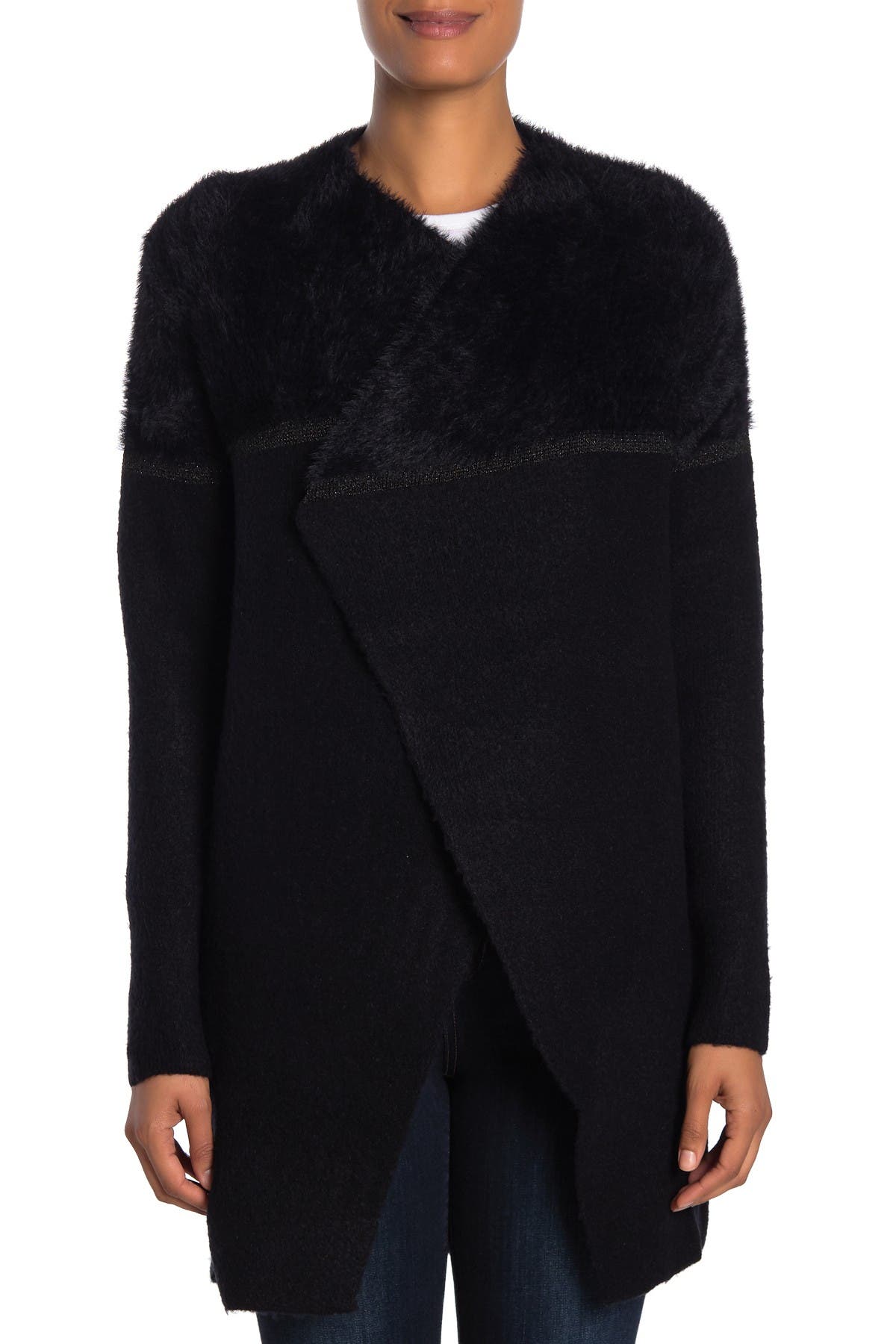 studio waterfall cardigan