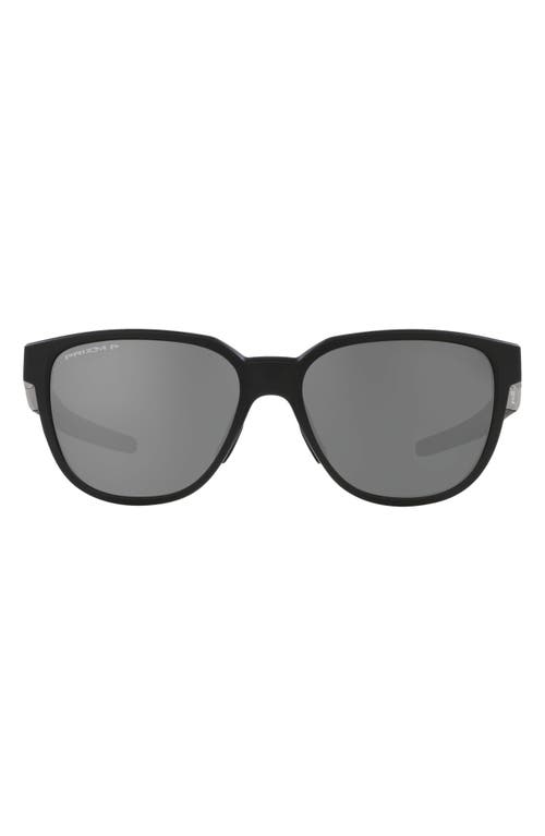 Oakley Actuator 57mm Polarized Rectangular Sunglasses in Matte Black at Nordstrom