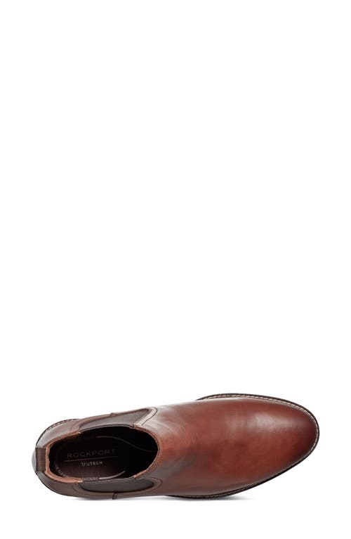 Rockport Cassius Chelsea Boot In Dark Natural
