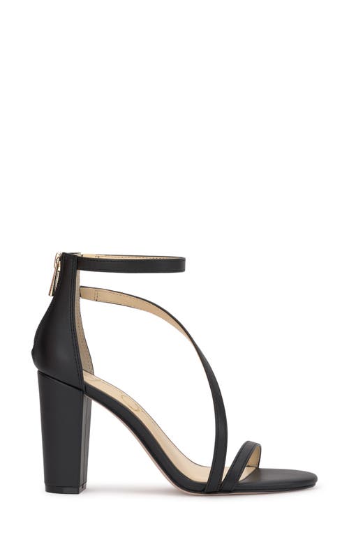 Shop Jessica Simpson Sloyan Ankle Strap Sandal In Black/black