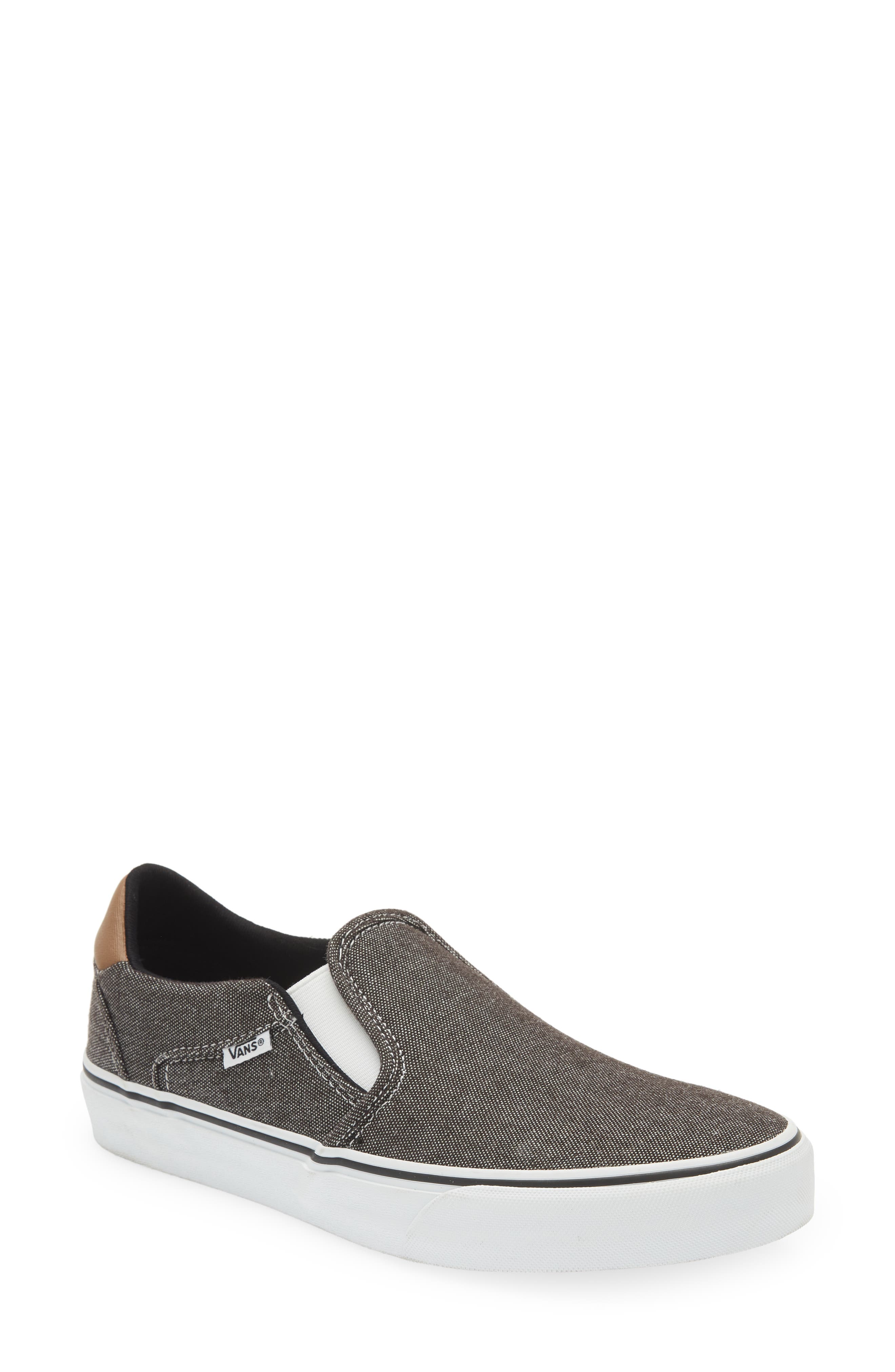 vans asher slip on womens