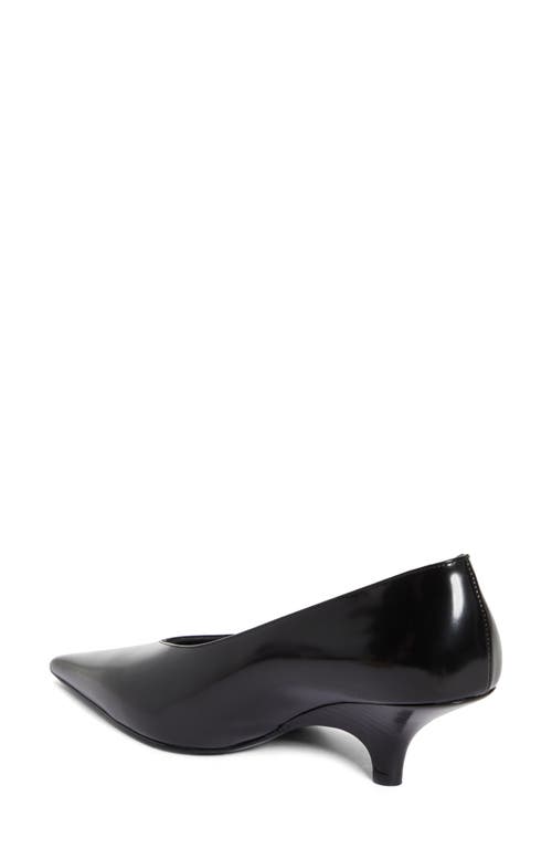 Shop Totême Toteme Pointed Toe Pump In Black