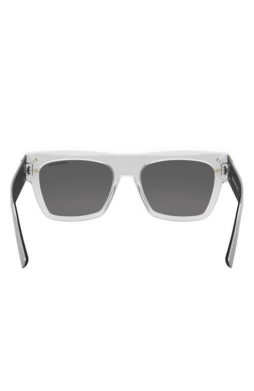 DIOR DIOR CD DIAMOND S8I 55MM SQUARE SUNGLASSES