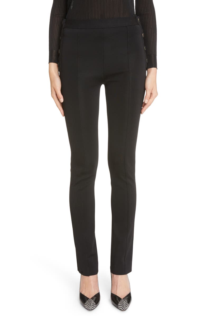 Givenchy Button Punto Milano Knit Pants | Nordstrom