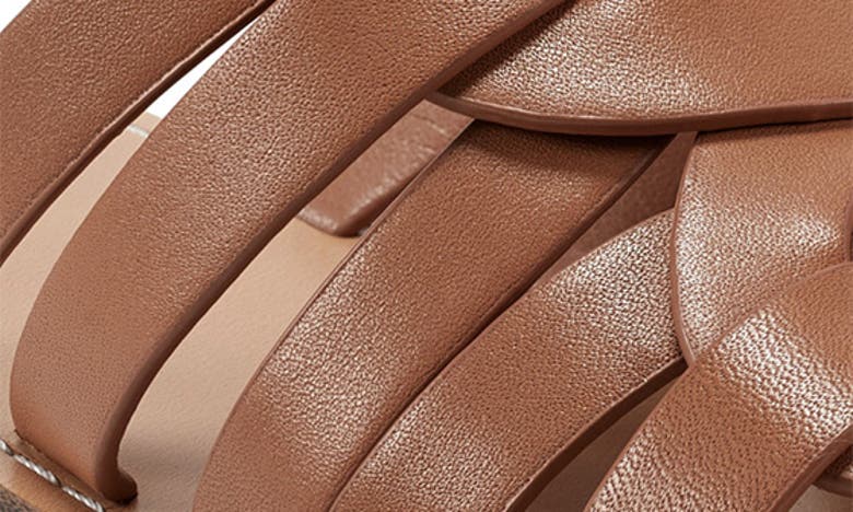Shop Marc Fisher Ltd Kimiko Sandal In Medium Natural Leather