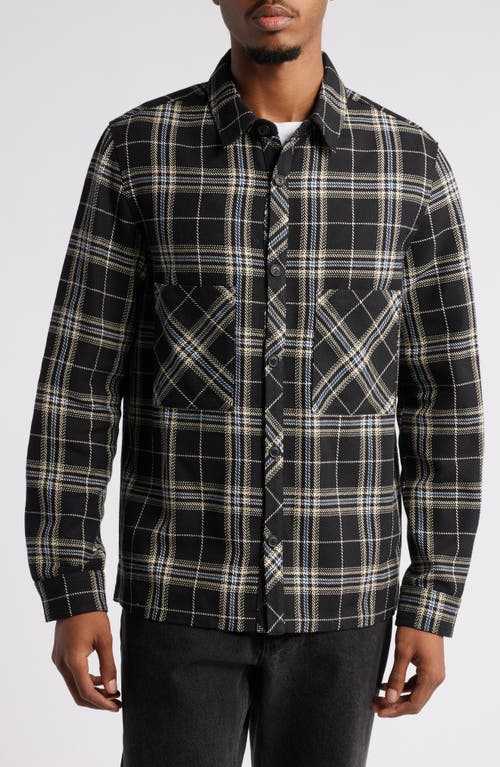 Native Youth Check Twill Overshirt