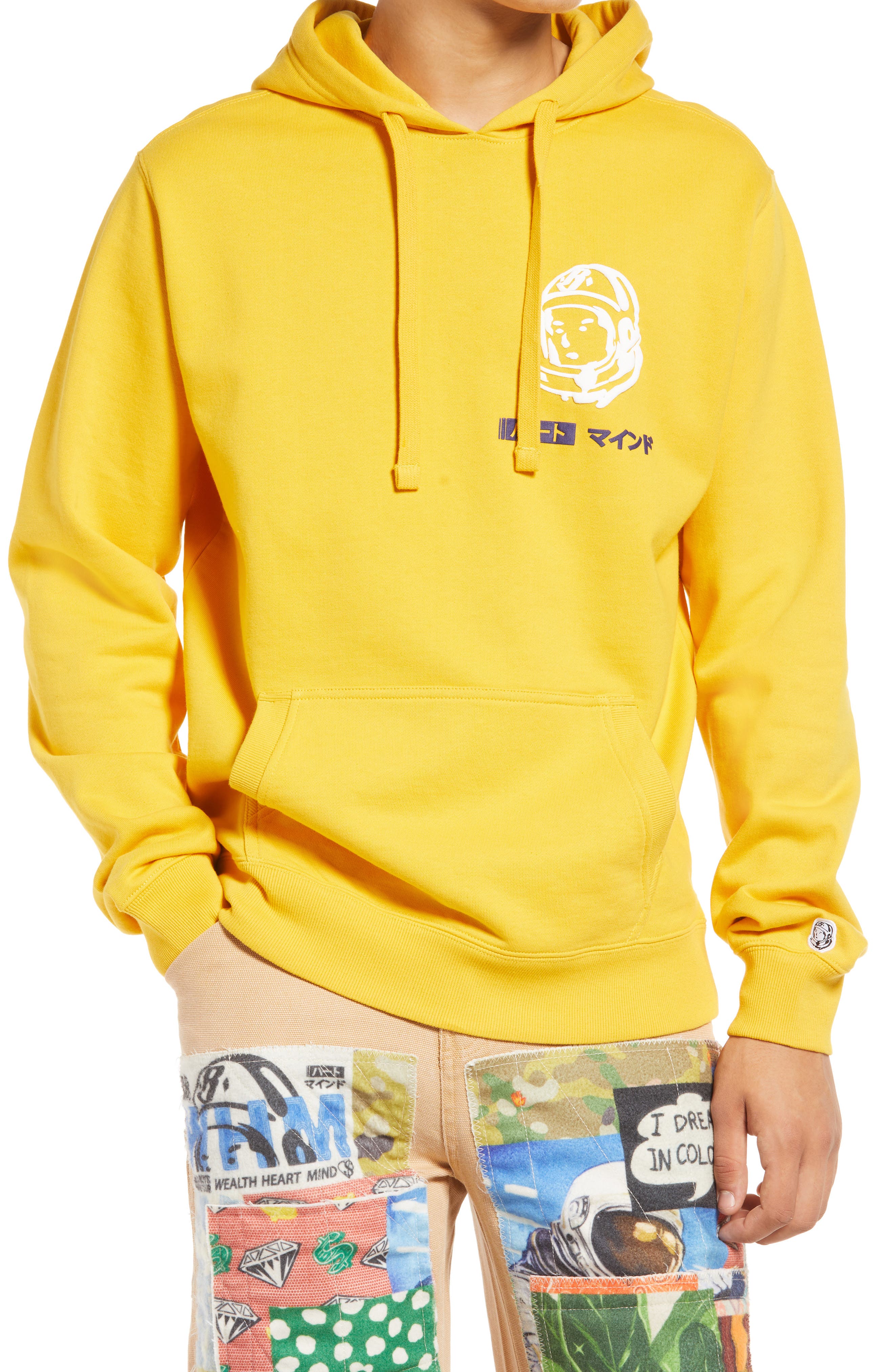 yellow designer hoodie