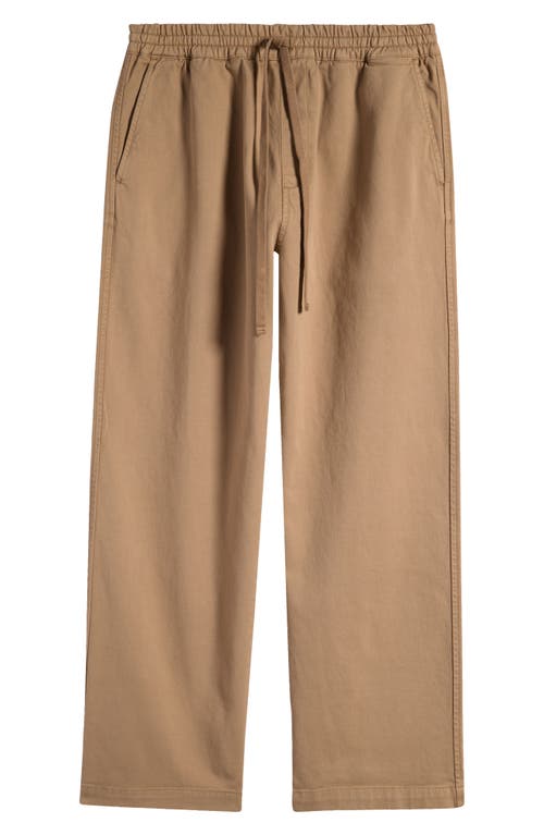 Carhartt Work In Progress Floyde Tie Waist Pants In Leather Garment Dyed