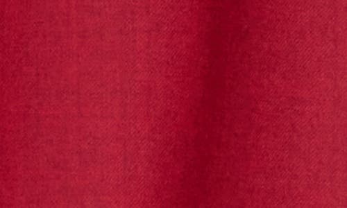 Theory Menefer Wool Flannel Trench Jacket In Pink Ruby Melange