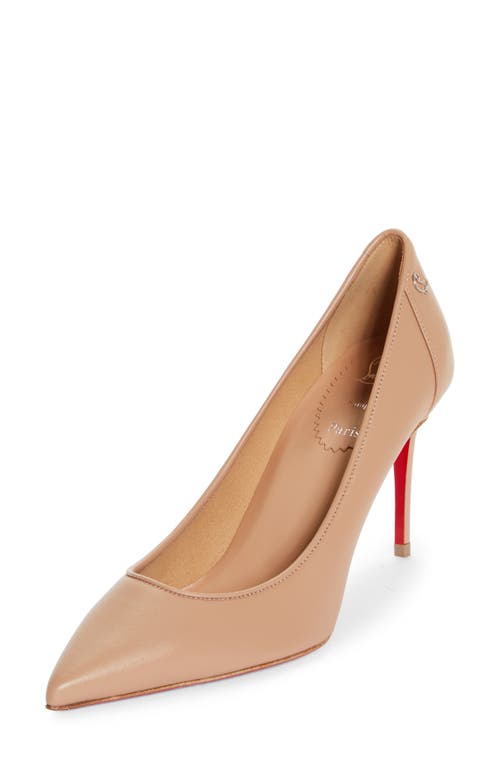 Shop Christian Louboutin Sporty Kate Pointed Toe Pump In N295 Blush/lin Blush