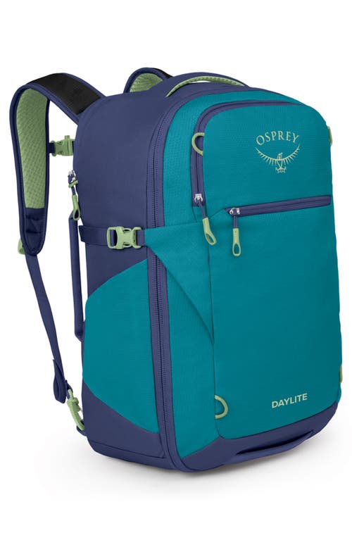 Shop Osprey Daylite 35-liter Travel Carry-on Backpack In Blue Spikemoss/alkaline