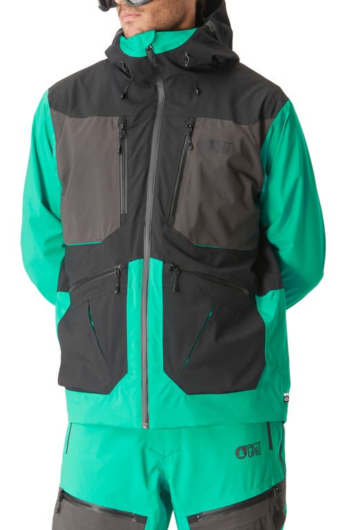 Naikoon Water Repellent Jacket in Spectra Green-Black
