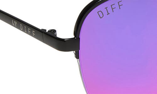 DIFF DIFF 59MM AUGUST AVIATOR SUNGLASSES 