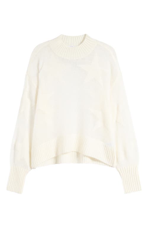 Shop Pistola Joslyn Mock Neck Sweater In Ivory Star