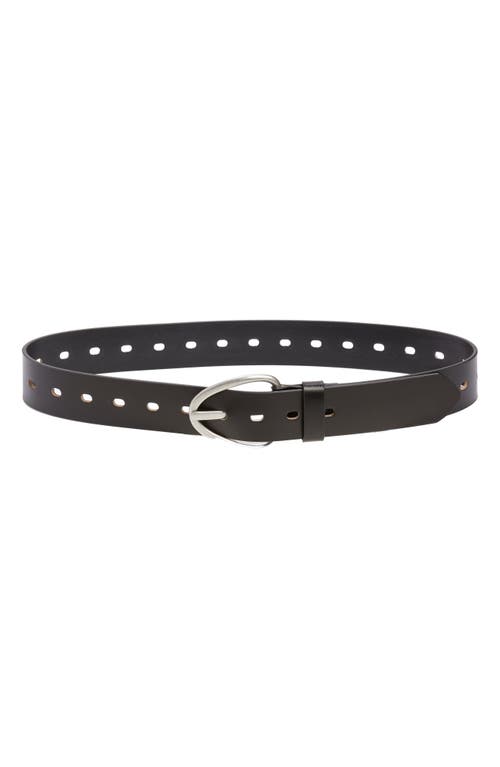 Archie Leather Belt in Black