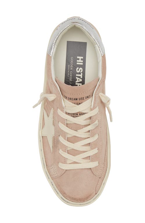 Shop Golden Goose Hi Star Low Top Platform Sneaker In Beige/ivory