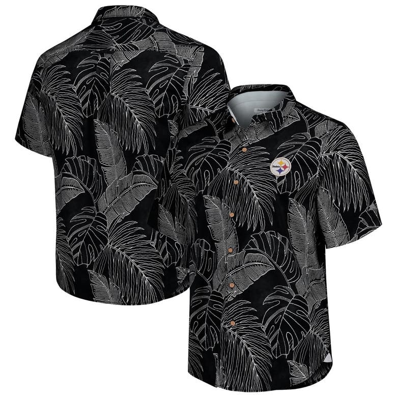 Shop Tommy Bahama Black Pittsburgh Steelers Sport Vine Line Button-down Shirt