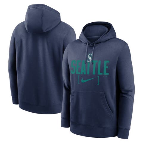 Atlanta Braves Nike Bracket Icon Performance Pullover Hoodie - Anthracite