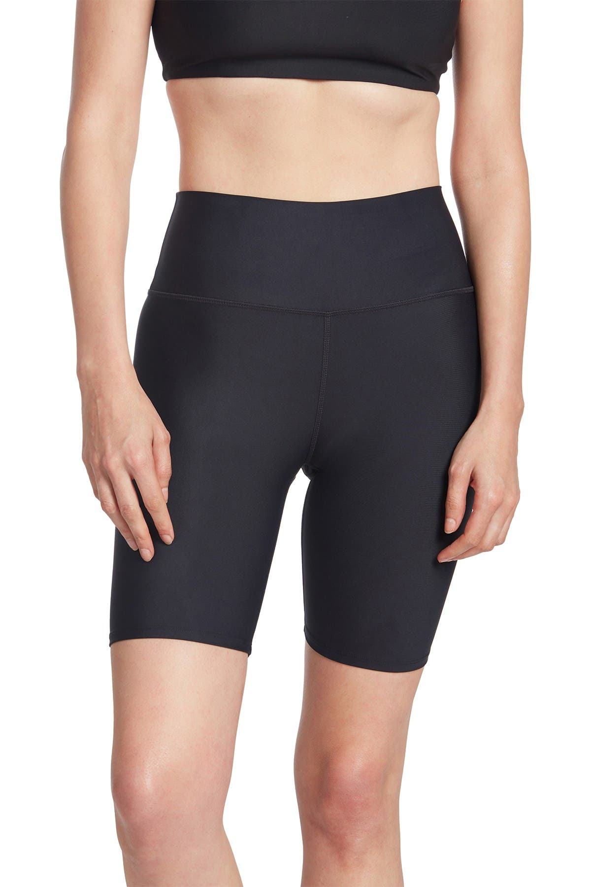 overall biker shorts