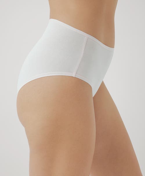 Shop Pact Organic Cotton Everyday High Cut Brief 6-pack In Neutrals