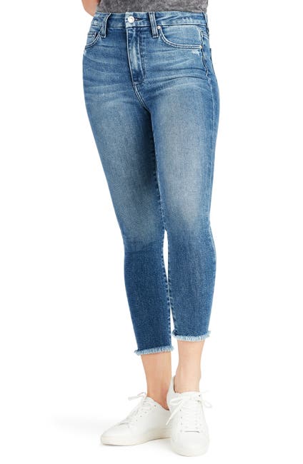 Joe S Jeans High Rise Honey Cropped Raw Hem Jeans Nordstrom Rack