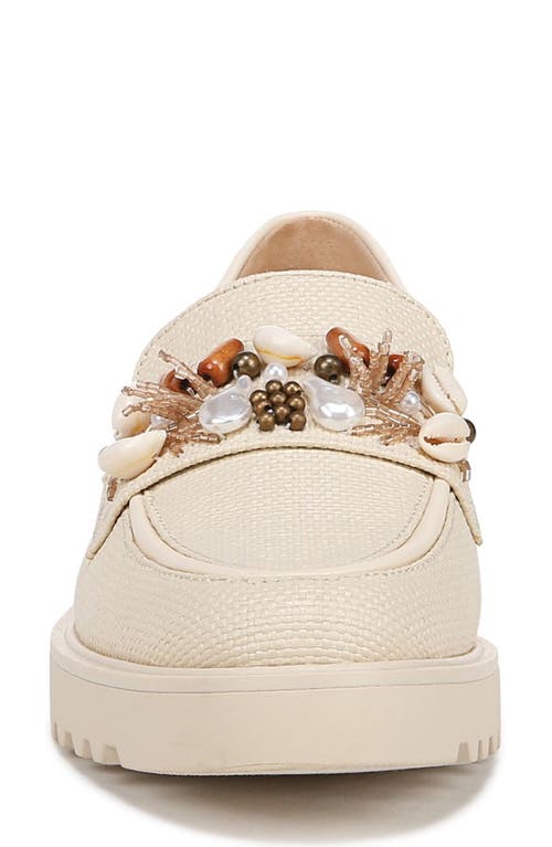 Shop Franco Sarto Carolyn Embellished Loafer In Beige