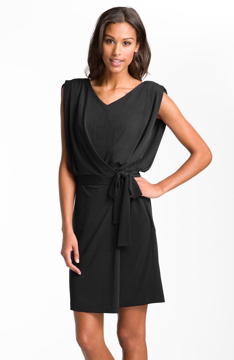 Suzi Chin for Maggy Boutique Draped Jersey Faux Wrap Dress (Online ...